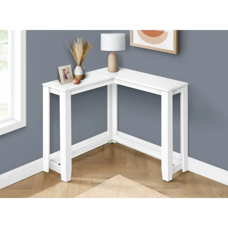 Monarch Accent table - 36" / corner console - White Best