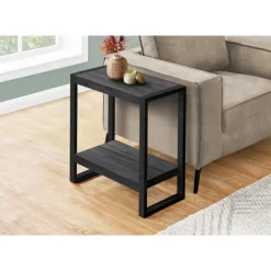 Monarch Accent table - reclaimed wood-look / metal - Black Sale