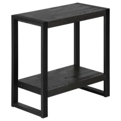 Monarch Accent table - reclaimed wood-look / metal - Black Sale