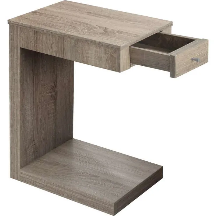Monarch Accent table - with a drawer - Dark Taupe Online