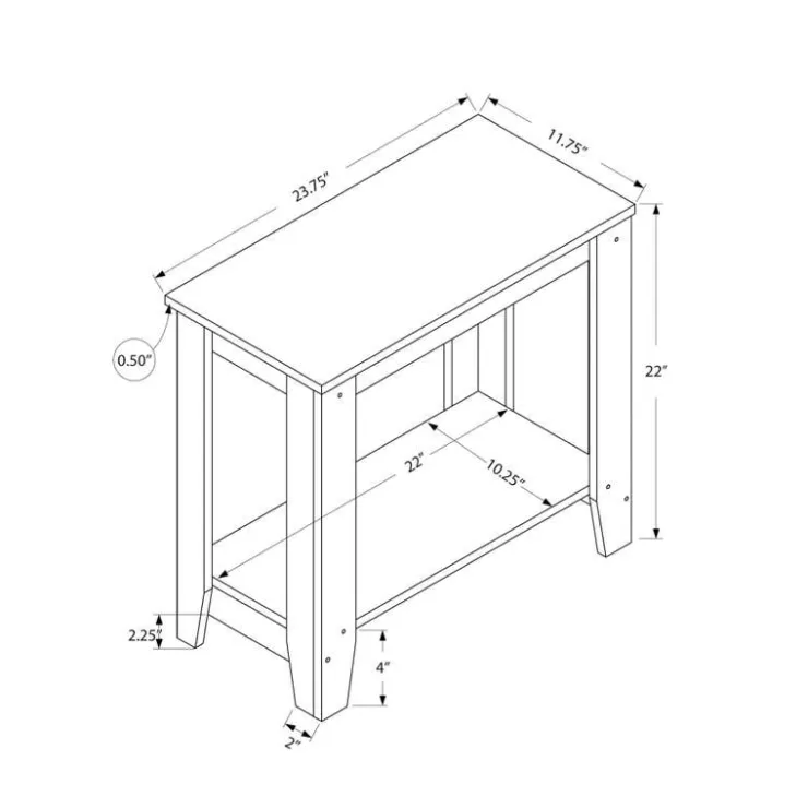 Monarch Accent table - - Espresso Outlet