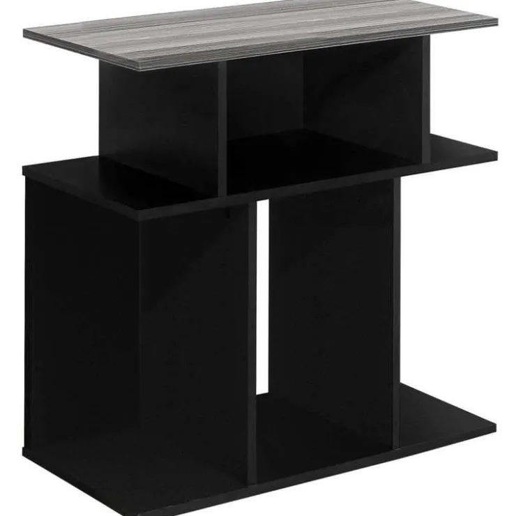 Monarch Accent table - 24"h / / grey top - Black New