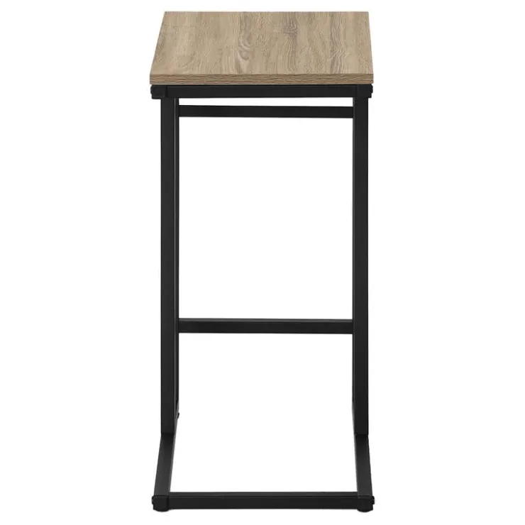Monarch Accent table - 24"h / / black metal - Dark Taupe Discount