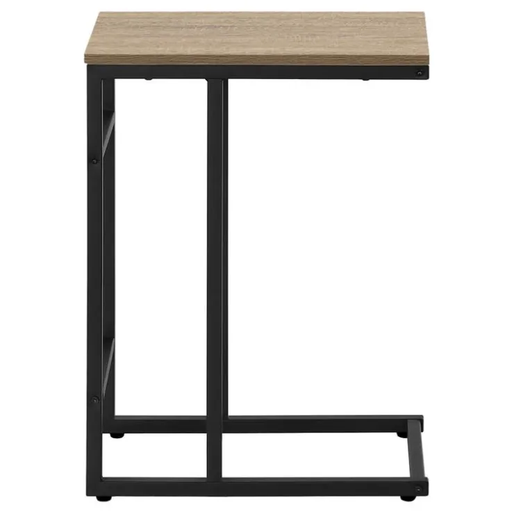 Monarch Accent table - 24"h / / black metal - Dark Taupe Discount