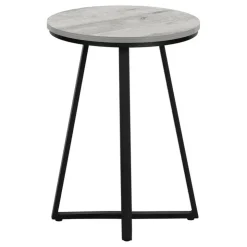 Monarch Accent table - 22"h / / black metal - Grey New