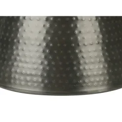 Monarch Accent table - 22"h / grey iron metal drum end - Silver Sale