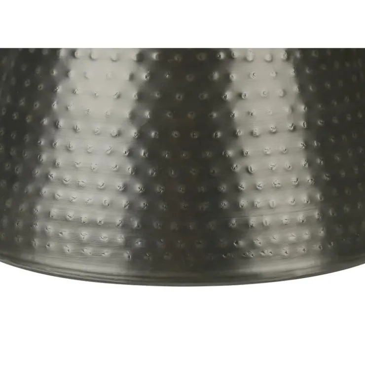 Monarch Accent table - 22"h / grey iron metal drum end - Silver Sale