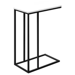 Monarch Accent table - 25"h / / black metal - White Outlet
