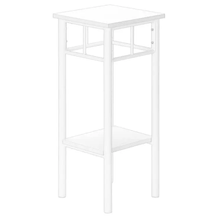 Monarch Accent table - 28"h / / metal - White Outlet