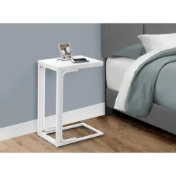 Monarch Accent table - 25"h / / metal - White
