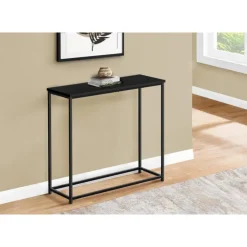 Monarch Accent table - 32"l / / metal hall console - Black