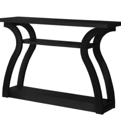 Monarch Accent table - 47"l / hall console - Black Clearance