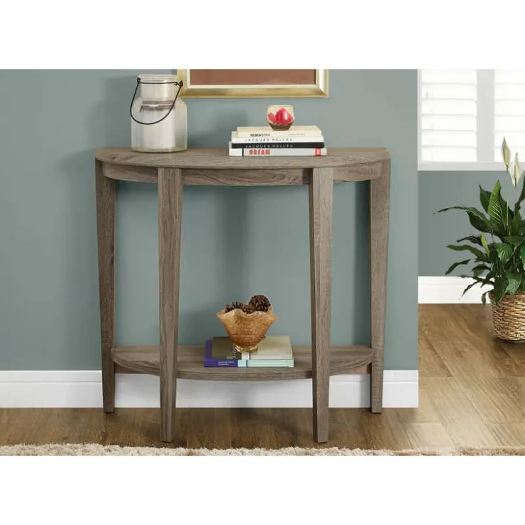 Monarch Accent table - 36"l / hall console - Dark Taupe Best
