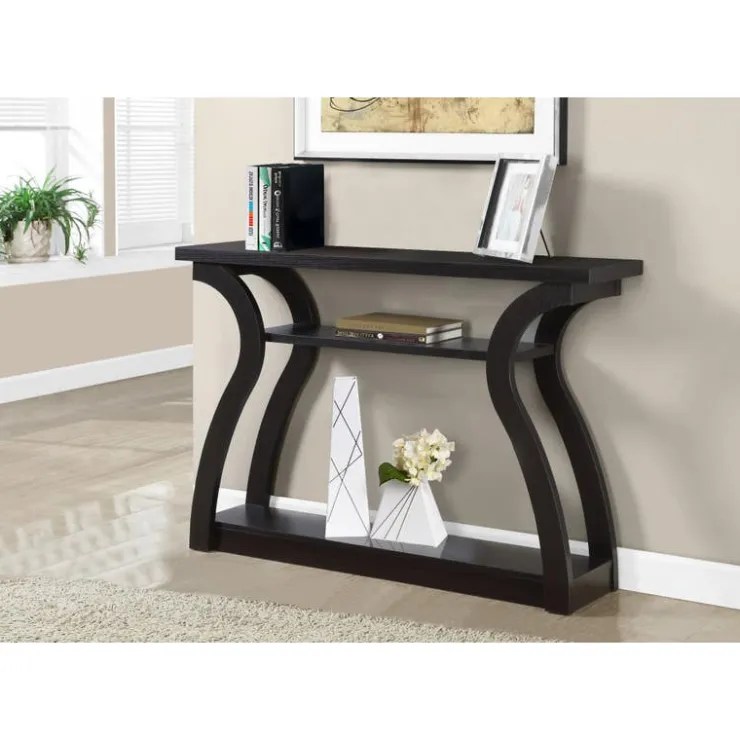 Monarch Accent table - 47"l / hall console - Espresso Outlet