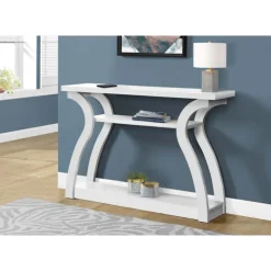 Monarch Accent table - 47"l / hall console - White