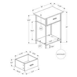 Monarch Accent Table - Black Online