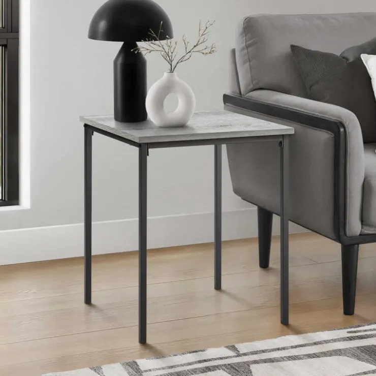 Monarch Accent Table 22"H - Grey New