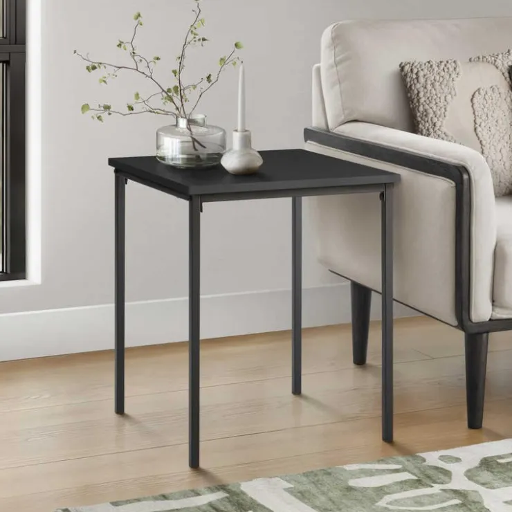 Monarch Accent Table 22"H - Black Hot