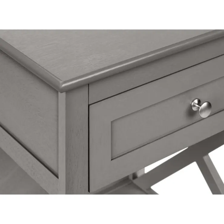 Monarch Accent table 25"h - Dark Grey