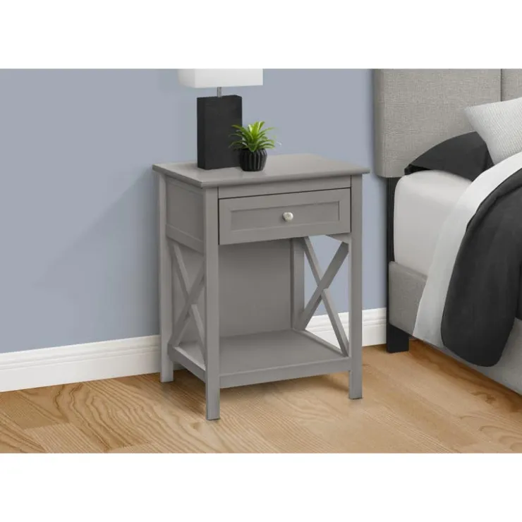 Monarch Accent table 25"h - Dark Grey