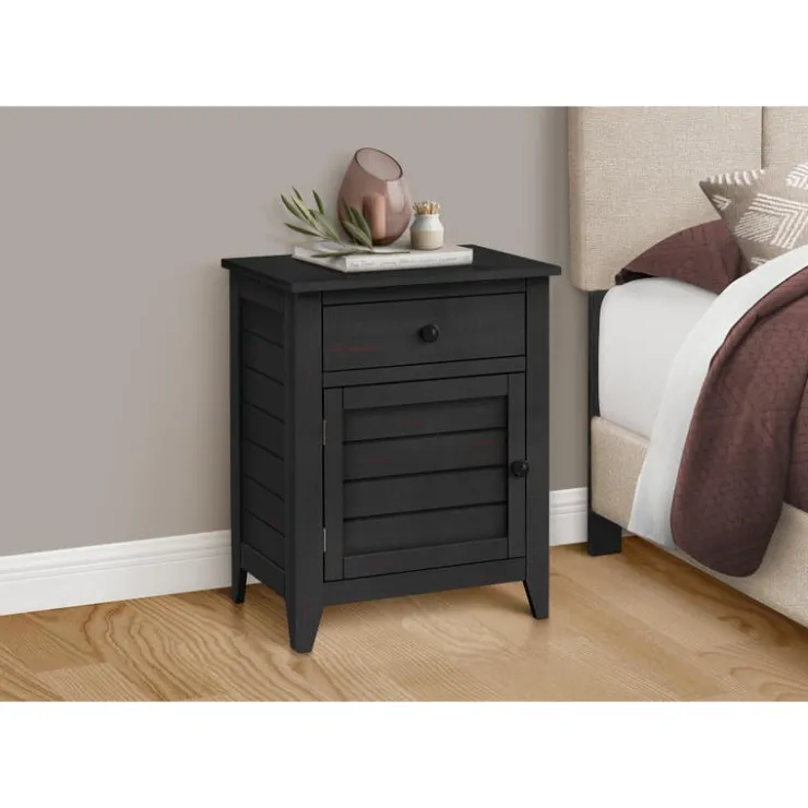 Monarch Accent table 25"h - Black Hot