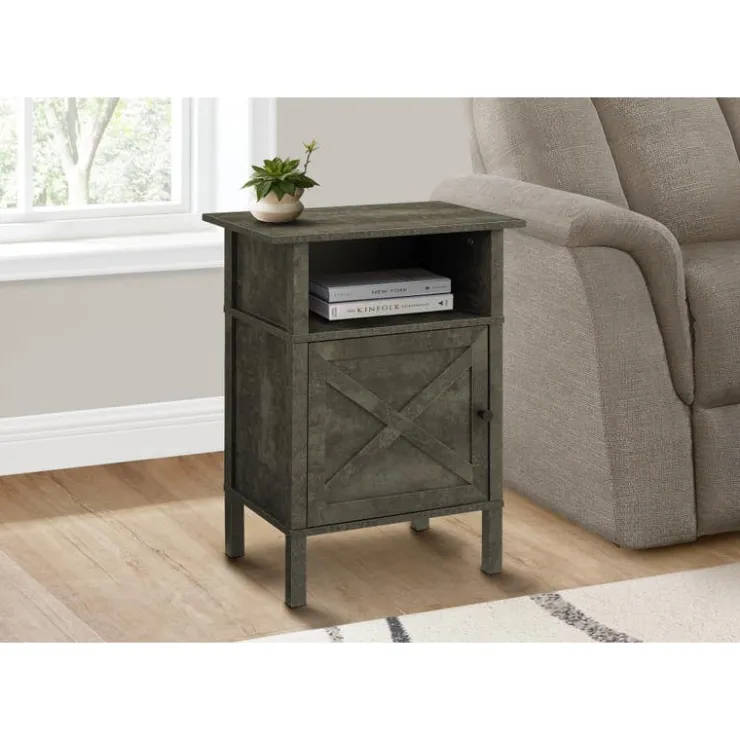 Monarch Accent Table 24"H - Black Best