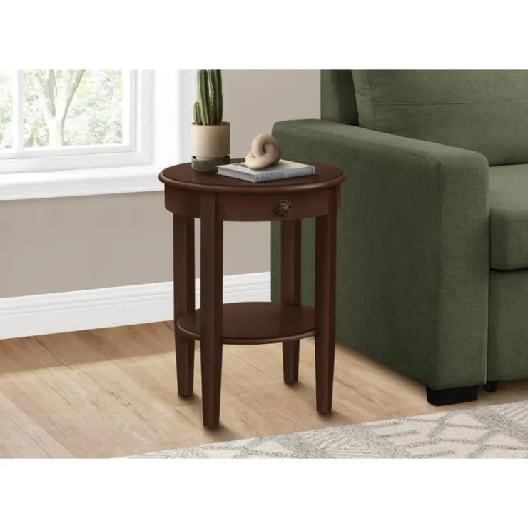 Monarch Accent table 23"h - Espresso Discount