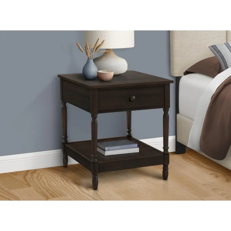 Monarch Accent table 25"h - Walnut Clearance
