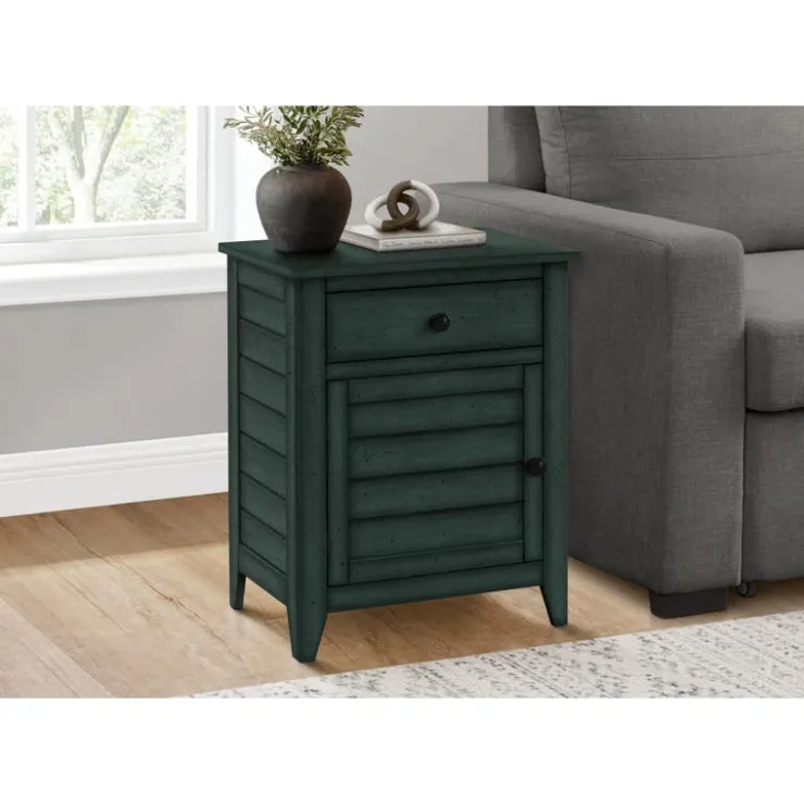 Monarch Accent table 25"h - Blue Hot