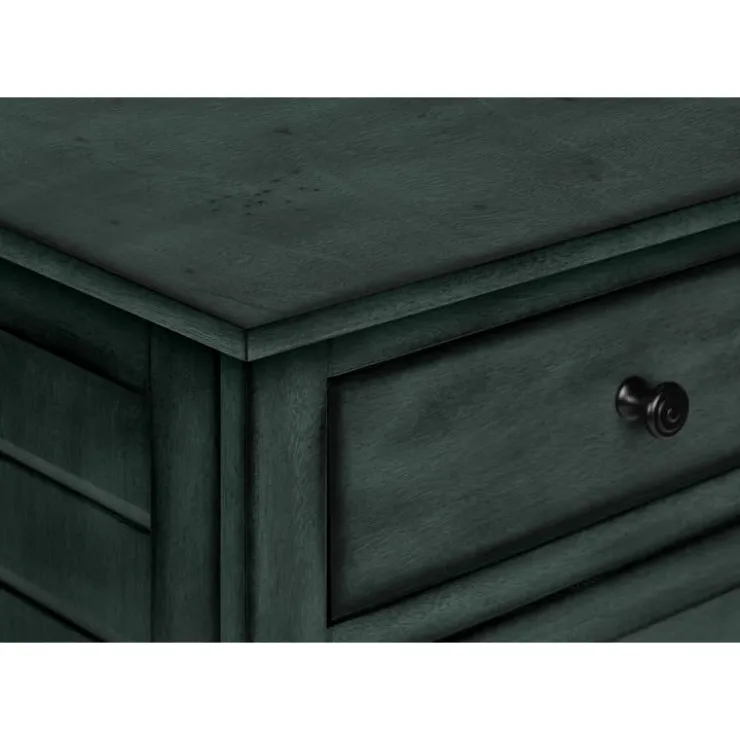 Monarch Accent table 25"h - Blue Hot