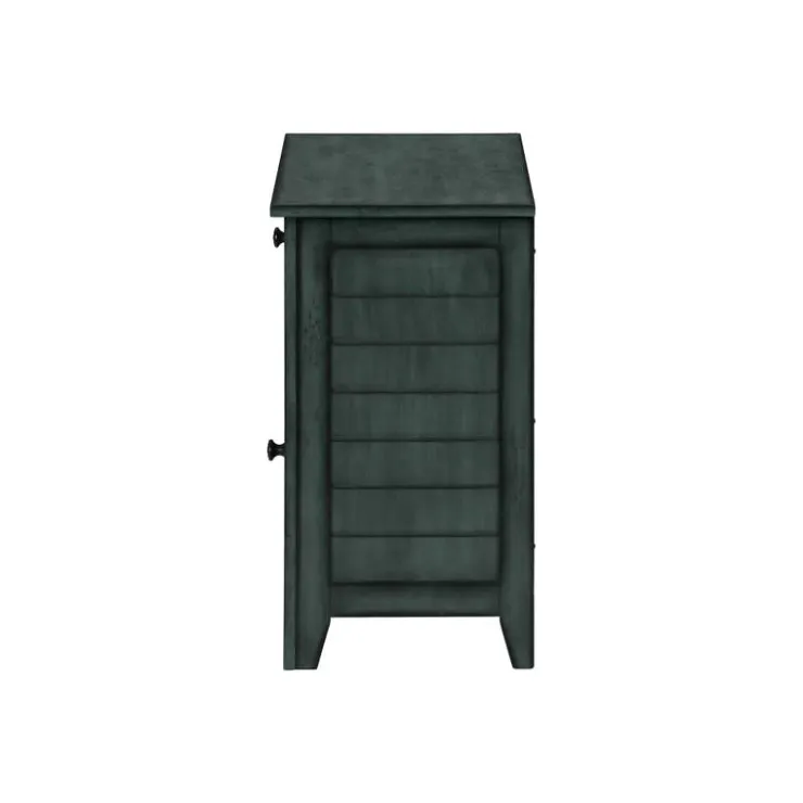Monarch Accent table 25"h - Blue Hot