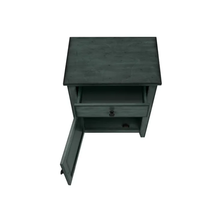 Monarch Accent table 25"h - Blue Hot