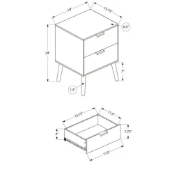 Monarch Accent Table 24