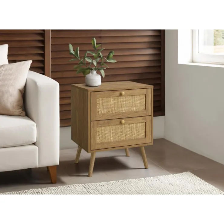 Monarch Accent Table 24"H with Storage - Walnut Hot