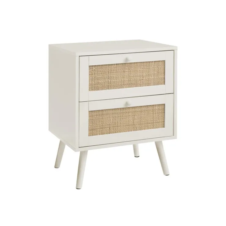 Monarch Accent Table 24"H with Storage - White Clearance