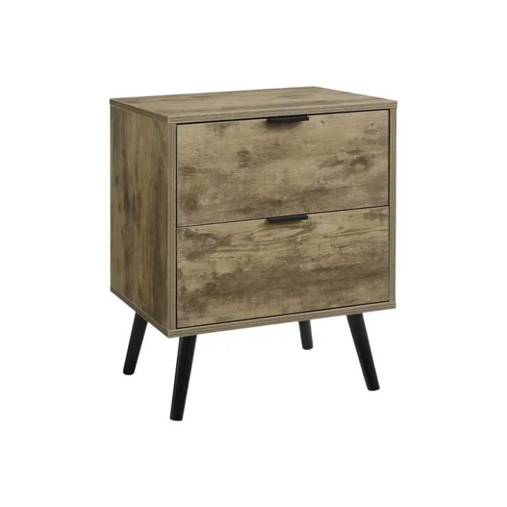 Monarch Accent Table 24"H with Storage - Brown