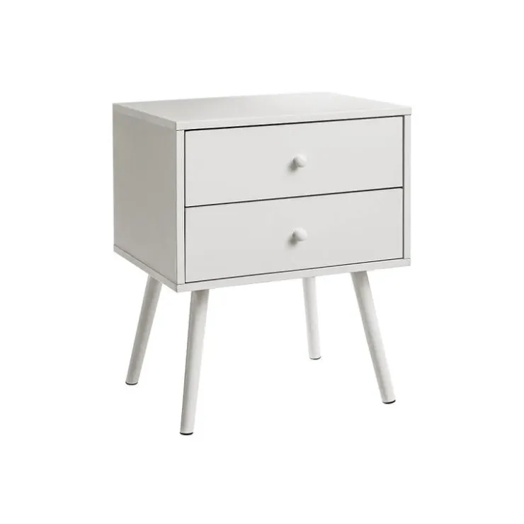 Monarch Accent Table 24"H with Storage - White Sale