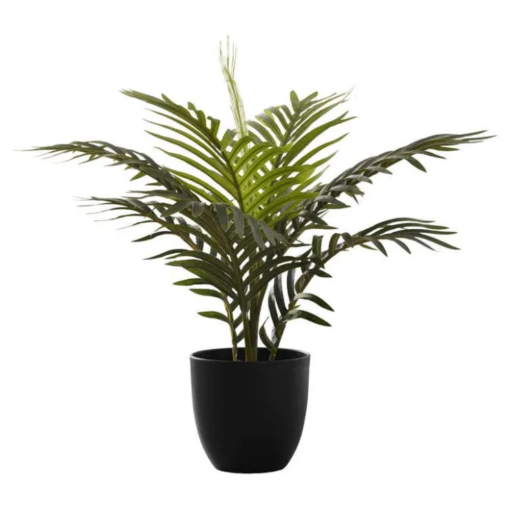 Monarch Artificial plant - 20"h / indoor palm in a 5" pot Green Best