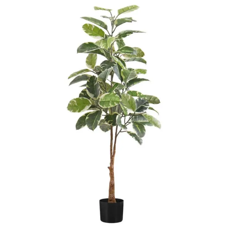 Monarch Artificial plant - 52"h / indoor rubber tree in a 5" pot Green Clearance