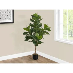 Monarch Artificial plant - 47"h / indoor fiddle tree in a 5" pot Green Online
