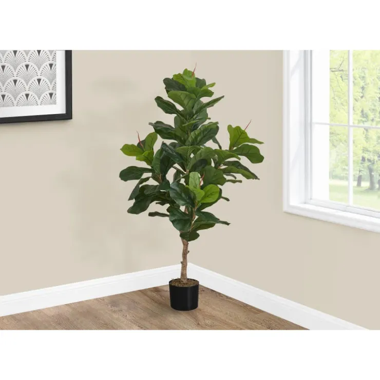Monarch Artificial plant - 47"h / indoor fiddle tree in a 5" pot Green Online