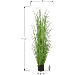 Monarch Artificial plant - 47"h / indoor grass in a 5" pot Green Outlet