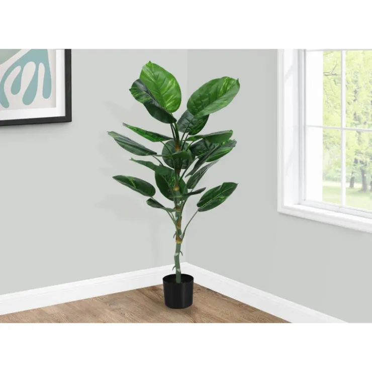 Monarch Artificial plant - 54"h / indoor dieffenbachia / 6" pot Green Best