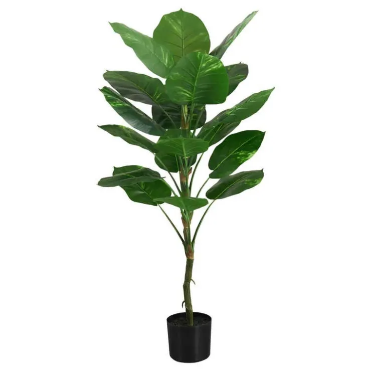 Monarch Artificial plant - 54"h / indoor dieffenbachia / 6" pot Green Best