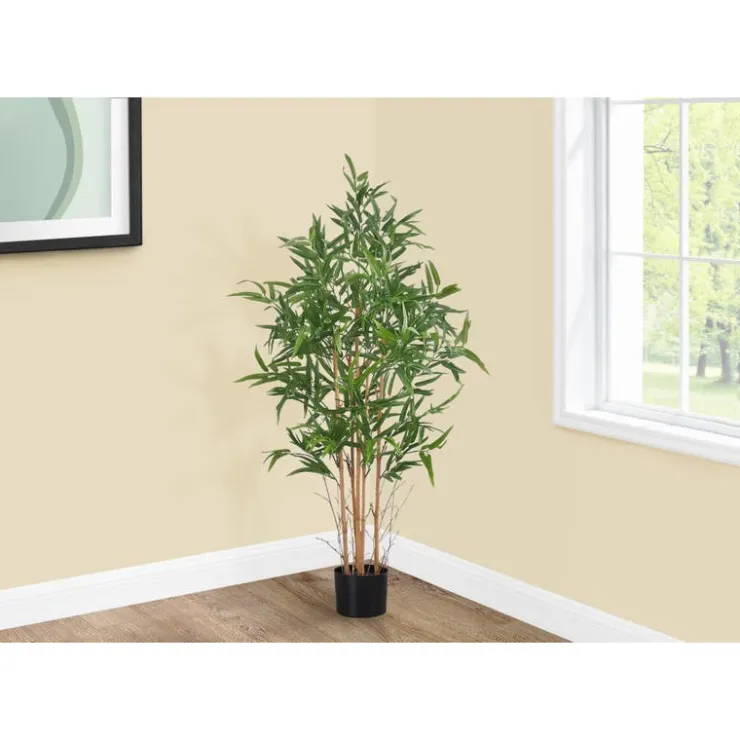 Monarch Artificial plant - 50"h / indoor bamboo tree in a 5" pot Green Clearance