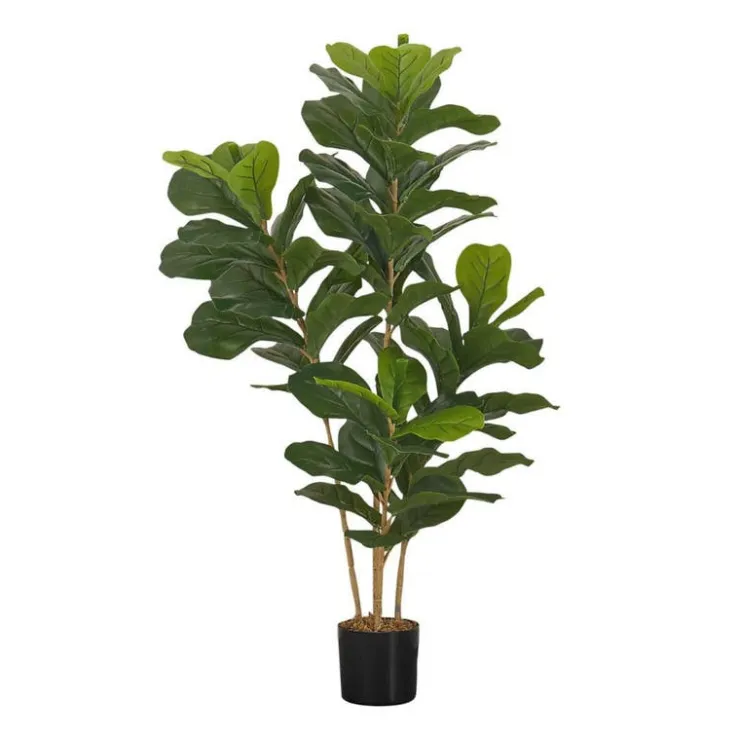 Monarch Artificial plant - 41"h / indoor fiddle tree in a 5" pot Green Clearance