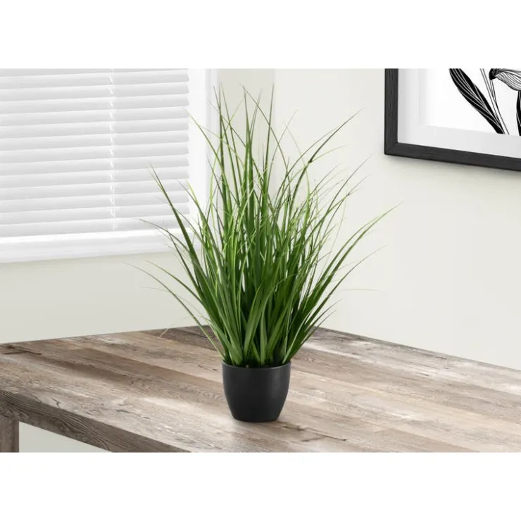 Monarch Artificial plant - 23"h / indoor grass in a 4" pot Green Clearance