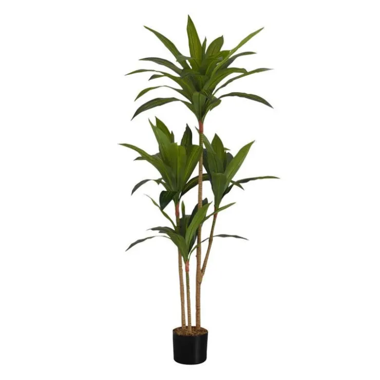Monarch Artificial plant - 51"h / indoor dracaena in a 5" pot Green Hot