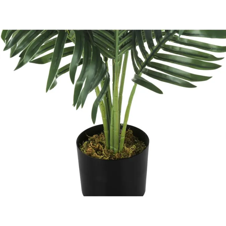Monarch Artificial plant - 34"h / indoor palm tree in a 5" pot Green Sale
