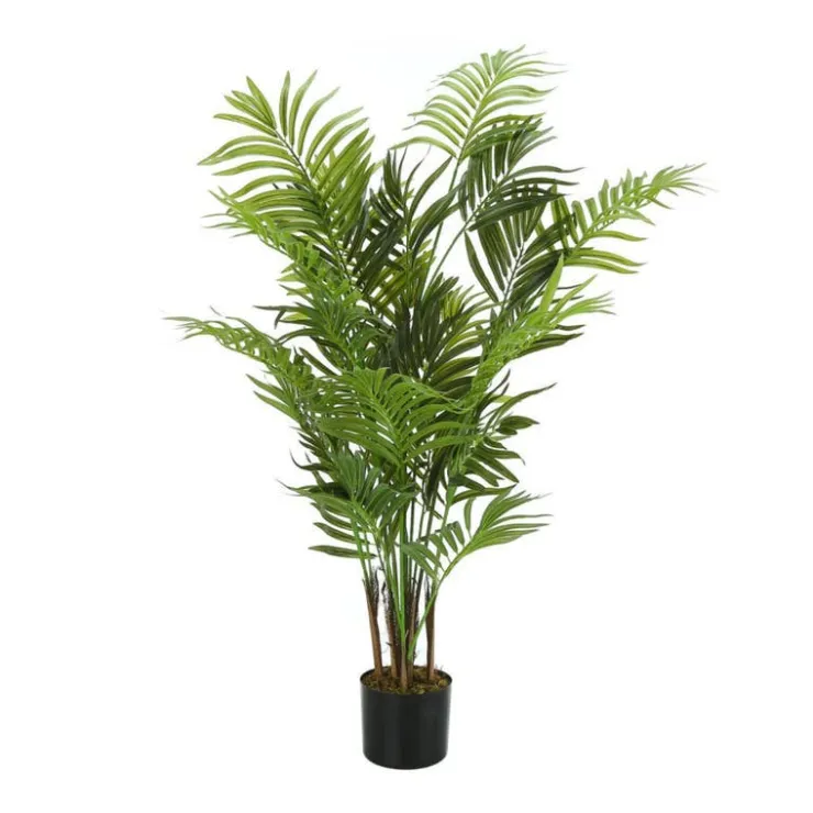 Monarch Artificial plant - 47"h / indoor areca palm tree/ 5" pot Green